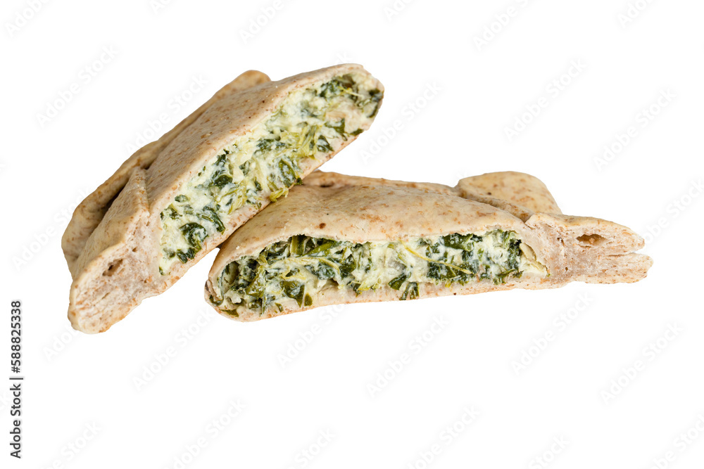Empanada de espinaca y queso Empanada de espinaca y queso
