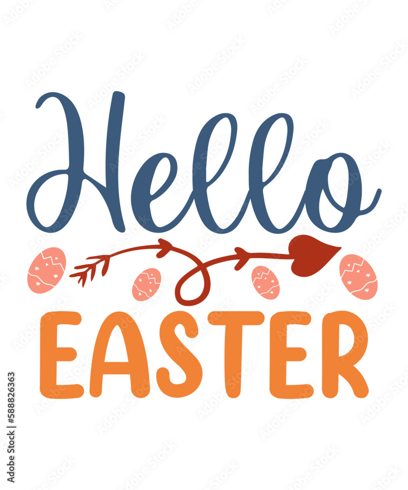 Obraz premium Easter Svg, Easter Svg Bundle, Spring Svg, Easter Design for Shirts,
