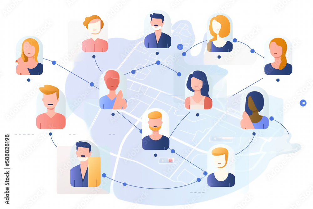 Logistics service phone line operator employee illustration,icon image. generative AI Logistics service phone line operator employee illustration,icon image. generative AI