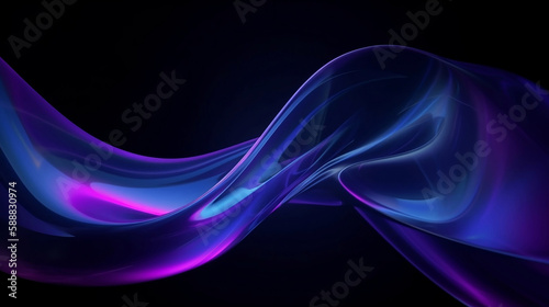 Blue and purple modern beautiful background. Black background with space for copy