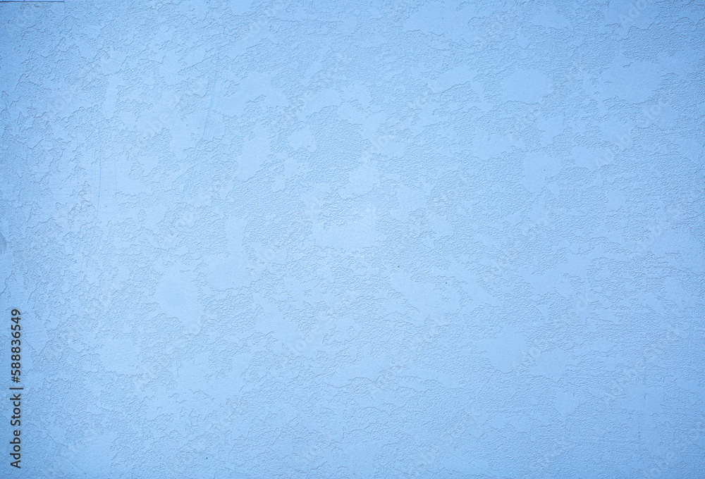 Blue background of decorative plaster with abstract spots. Unusual texture of this wall with beautiful patterns, creative surface background. Finishing coating for building cladding. Blue background of decorative plaster with abstract spots. Unusual texture of this wall with beautiful patterns, creative surface background. Finishing coating for building cladding.