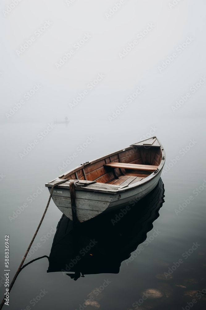 Obraz premium boat on the river