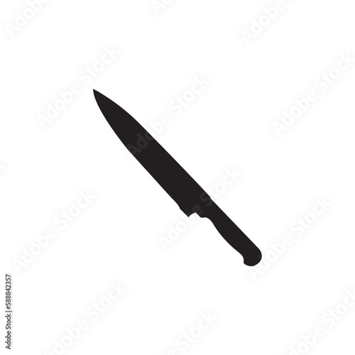 Kitchen boning Knife vector icon