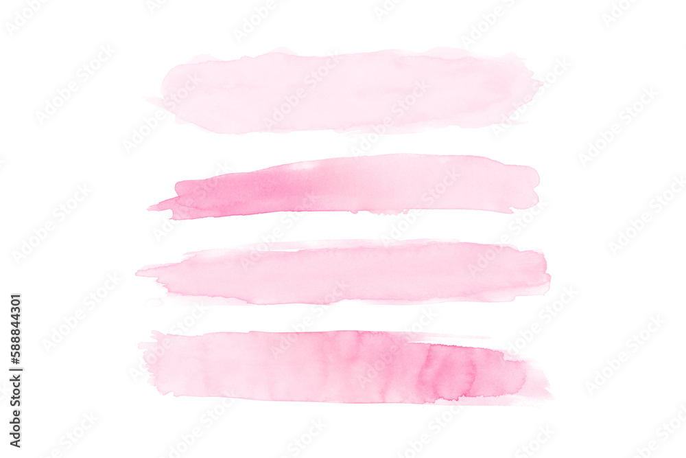 Soft pink watercolor strokes background Soft pink watercolor strokes background