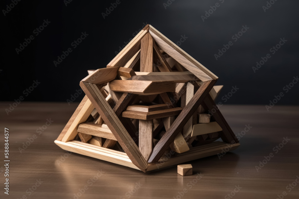 Wooden hotsell geometric puzzle