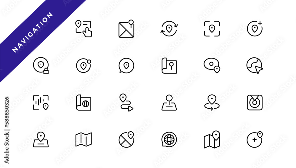 Location icons set. Navigation icons. Map pointer icons. Location symbols Location icons set. Navigation icons. Map pointer icons. Location symbols
