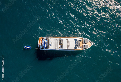 Yacht with Jetski © Matthew