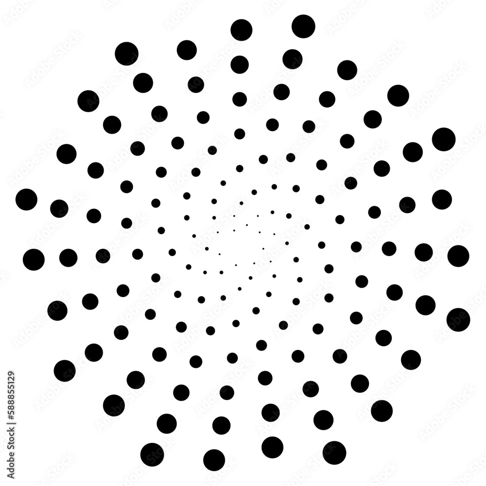 Dotted Fibonacci phyllotaxis spiral patterns in vector. Mathematical morphology - visualization of phyllotaxis spiral types - code of nature - vector concept of mathematical function Cyanotype Dotted Fibonacci phyllotaxis spiral patterns in vector. Mathematical morphology - visualization of phyllotaxis spiral types - code of nature - vector concept of mathematical function Cyanotype