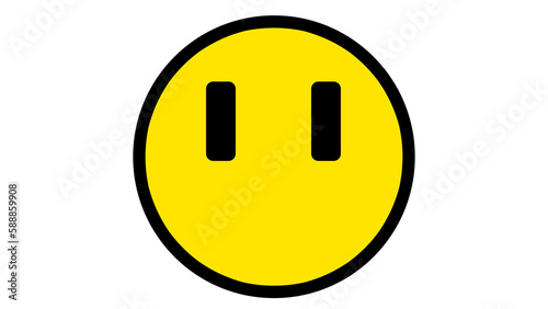 Empty emoji face