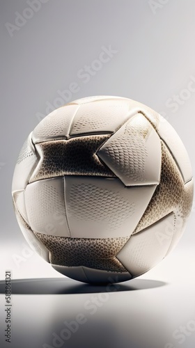Soccerball on clean background