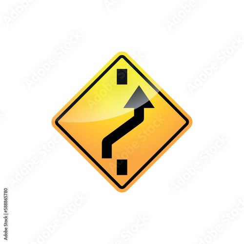 Free Download Traffic Sign Street Sign Icon Vector Template	 - GFXLoad