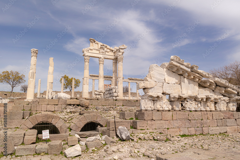 Pergamon Ancient City in Bergama City