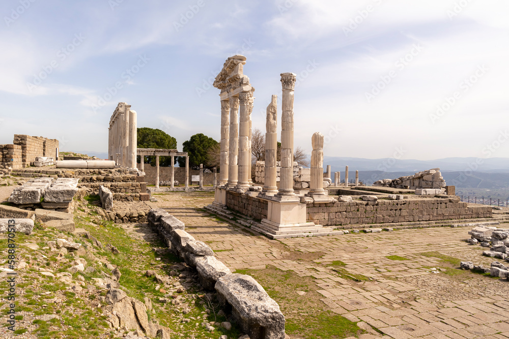 Pergamon Ancient City in Bergama City