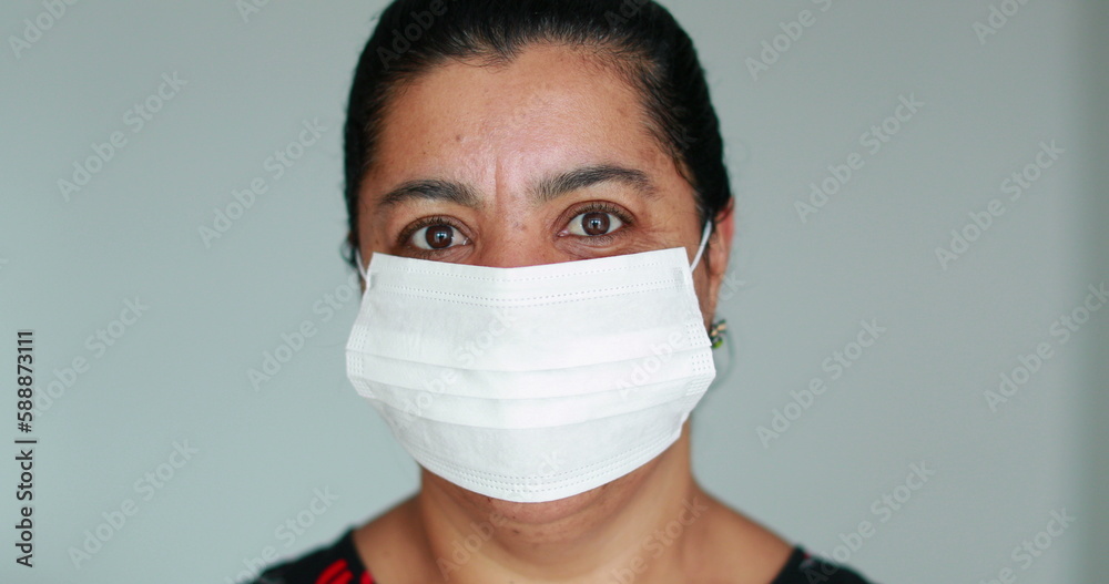 African black woman wearing surgical mask prevention African black woman wearing surgical mask prevention