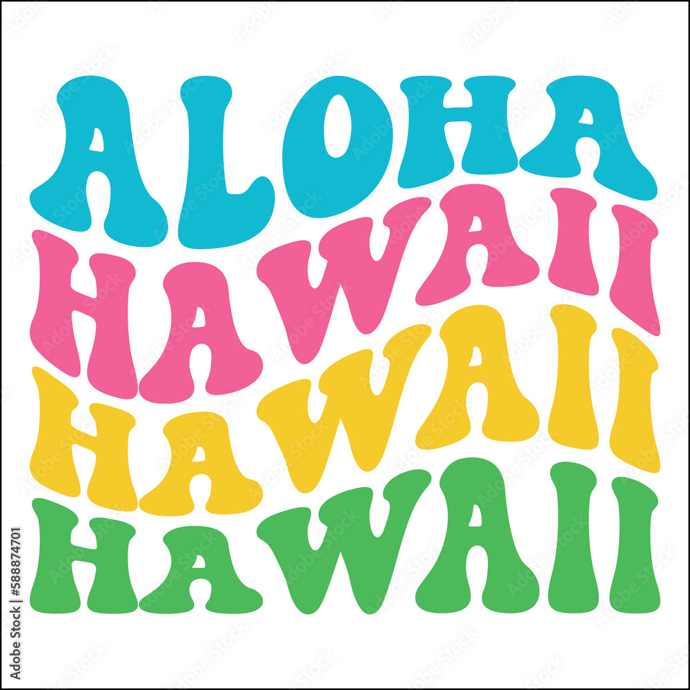 Aloha Hawaii Retro SVG
Aloha Hawaii Retro SVG