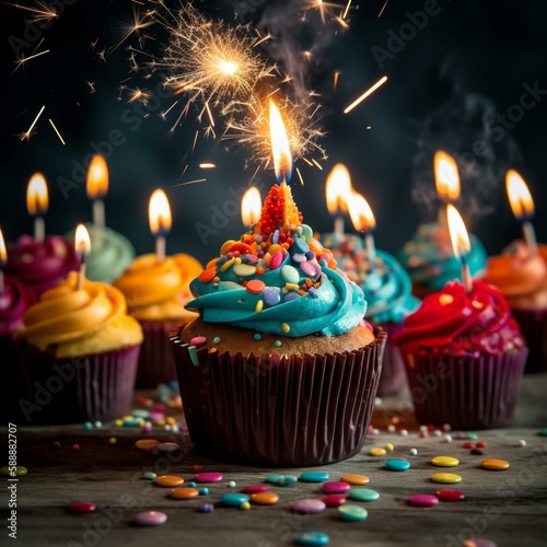 Generate a non-traditional birthday congratulations for a loved one, 200 words. Leave only nouns and adjectives. Separate words with commas. Generative AI