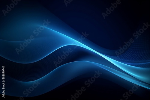 Abstract Dark Blue Background