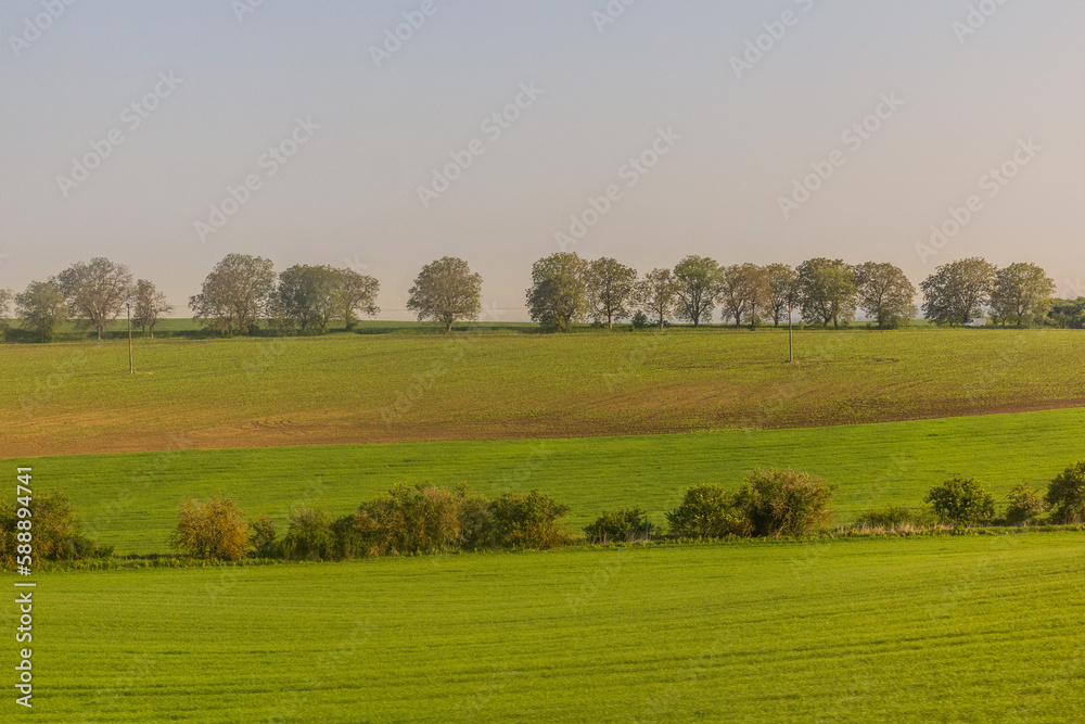 Spring landscape in central Bohemia, Czech Republic Spring landscape in central Bohemia, Czech Republic