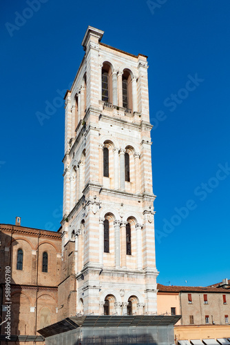 Wallpaper Mural Ferrara Cathedral Italian: Basilica Cattedrale di San Giorgio, Duomo di Ferrara is a Roman Catholic cathedral and minor basilica in Ferrara, Northern Italy Torontodigital.ca