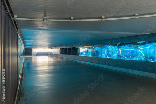 pedestrian subway in a germany city © travelview