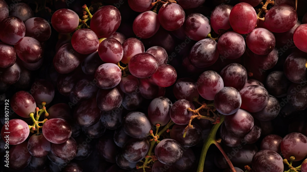 bunch of grapes created with Generative AI technology bunch of grapes created with Generative AI technology