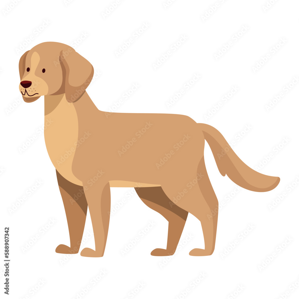 golden retriever dog mascot