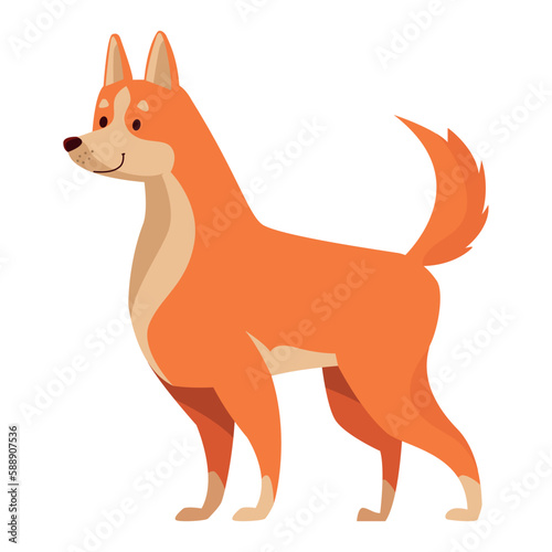 welsh corgi dog mascot