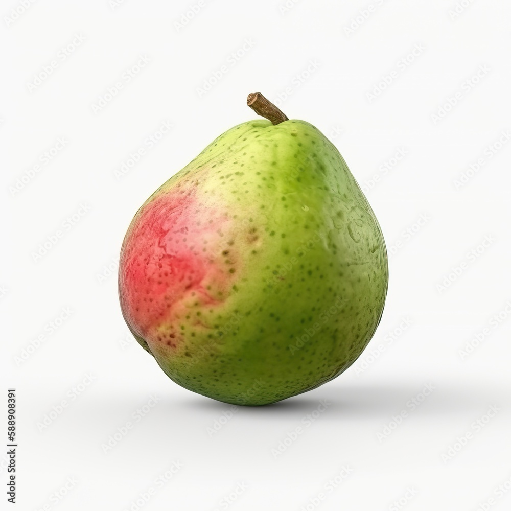 Nutrient-packed Guava Fruit Isolated White Background Healthy Generative AI Nutrient-packed Guava Fruit Isolated White Background Healthy Generative AI