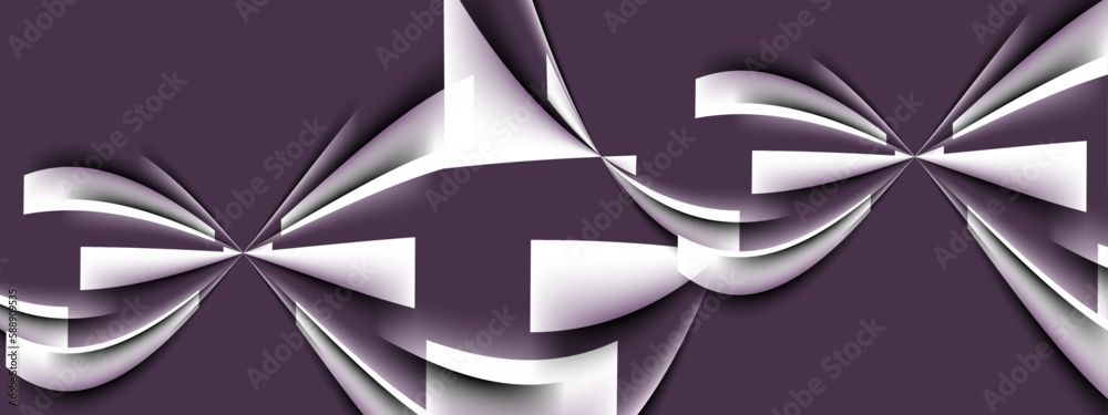 © indah - Wide background with geometry shapes