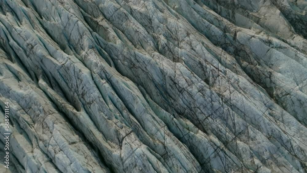 Aerial view of Svinafellsjokull Glacier, Austurland, Iceland. Aerial view of Svinafellsjokull Glacier, Austurland, Iceland.