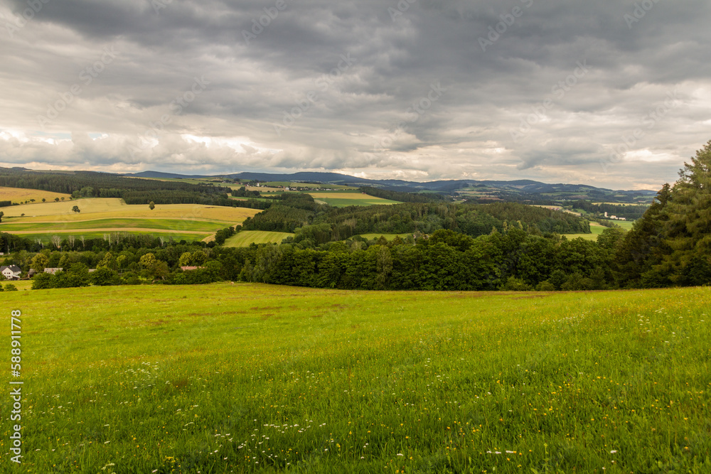 Landscape near Letohrad, Czech Republic
