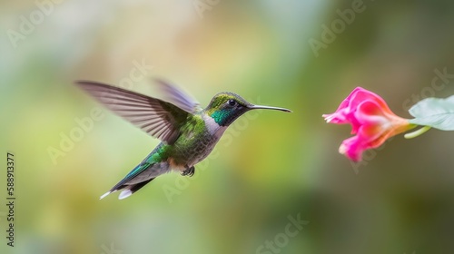 Hummingbird in flight © Jolanda