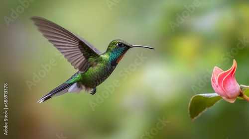 Hummingbird in flight © Jolanda