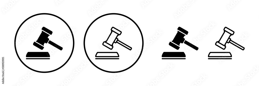 Gavel icon vector. judge gavel icon. auction hammer Gavel icon vector. judge gavel icon. auction hammer