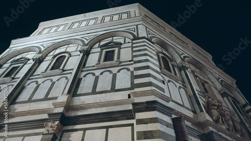Baptistery of Saint John by Duomo Cathedral in Florence Italy