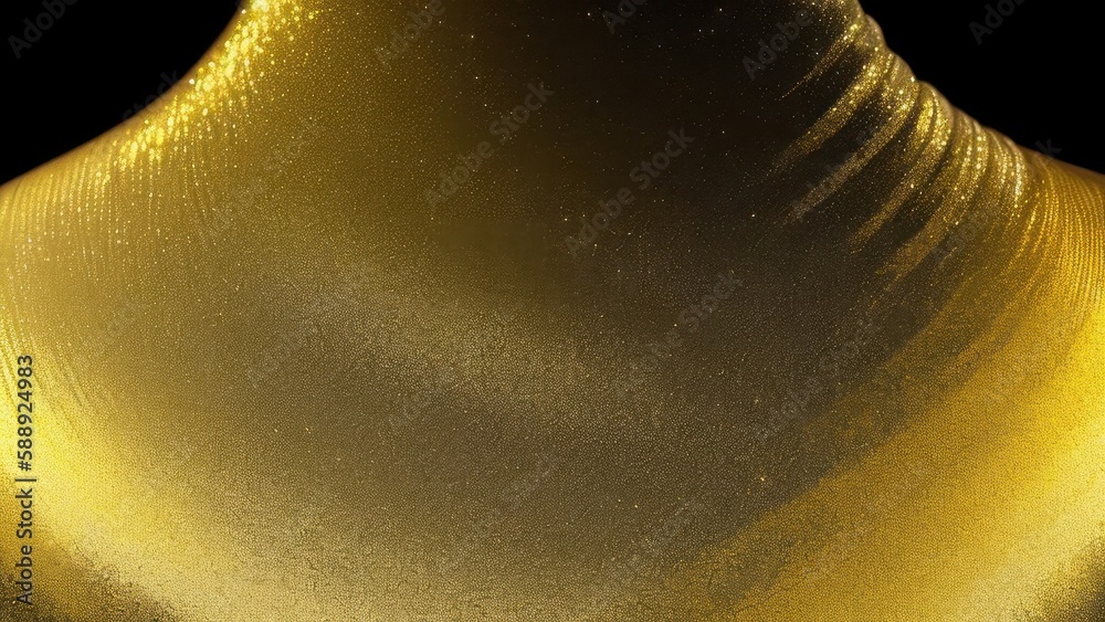 Abstract golden background. Generative AI

