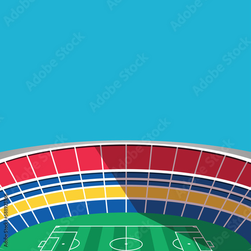 Soccer / Football design template,free copy space, vector	