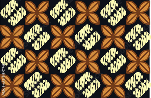 Batik Indonesian: is a technique of wax-resist dyeing applied to whole cloth, or cloth made using this technique originated from Indonesia.