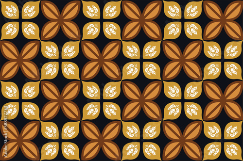 Batik Indonesian: is a technique of wax-resist dyeing applied to whole cloth, or cloth made using this technique originated from Indonesia.