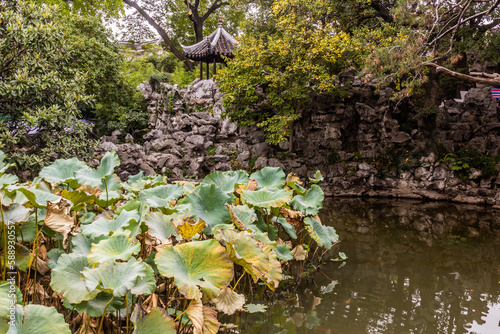 Garden of Pleasance (Yiyuan) in Suzhou, Jiangsu province, China photo