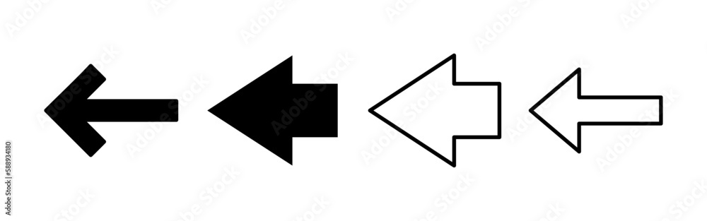 Arrow icon vector for web and mobile app. Arrow sign and symbol for web design. Arrow icon vector for web and mobile app. Arrow sign and symbol for web design.