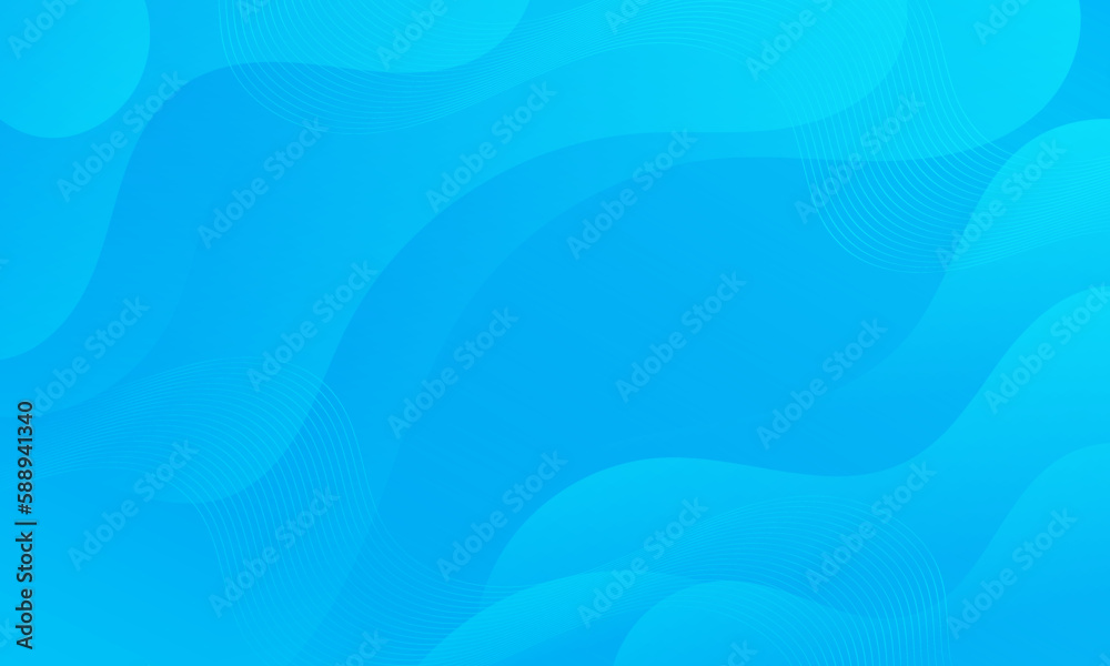 Abstract Blue liquid background. Modern background design. gradient color. Blue Dynamic Waves. Fluid shapes composition. Fit for website, banners, wallpapers, brochure, posters