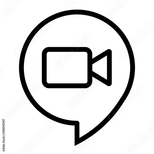 meet line icon