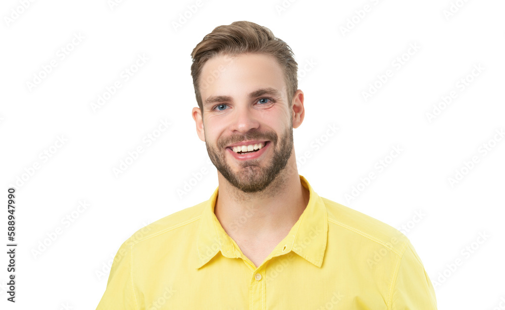 cheerful man with bristle in studio. photo of man with bristle. man with bristle isolated on white cheerful man with bristle in studio. photo of man with bristle. man with bristle isolated on white