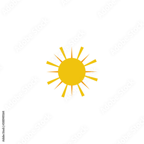 Illustration of sun vector design