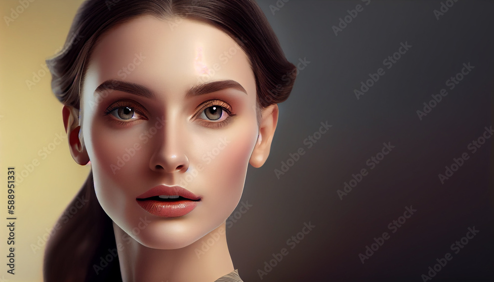 美容・コスメ・スキンケアイメージの美しい女性(Generative AI)
美容・コスメ・スキンケアイメージの美しい女性(Generative AI)