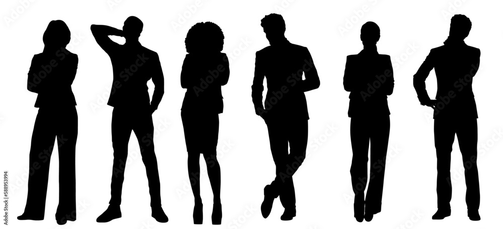 People silhouettes 74