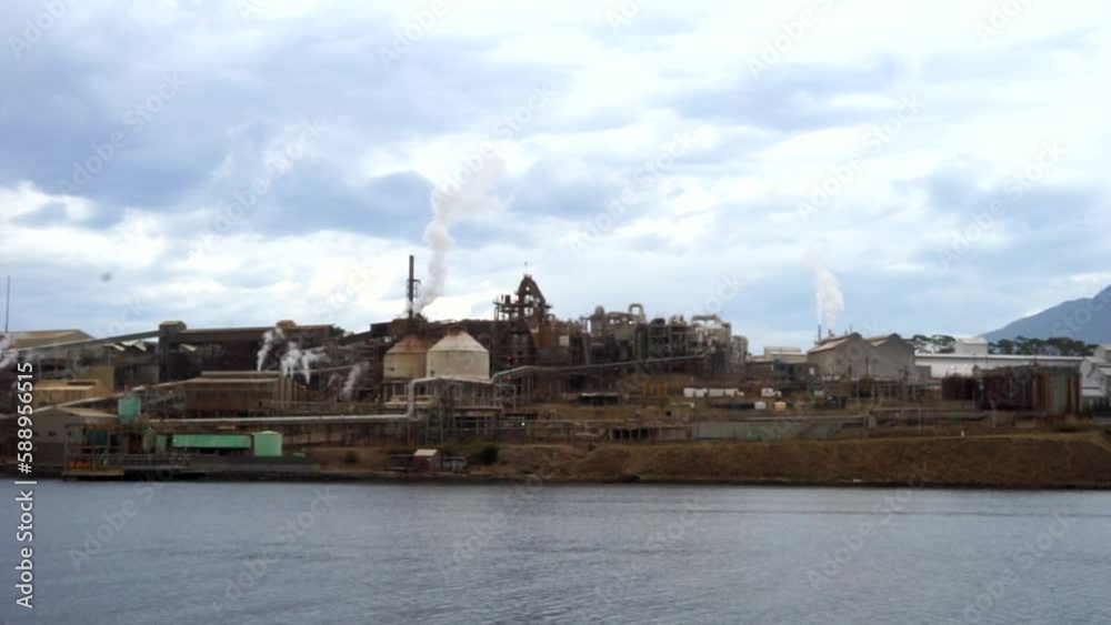 Hobart Smelter Factory, Tasmania Australia Hobart Smelter Factory, Tasmania Australia