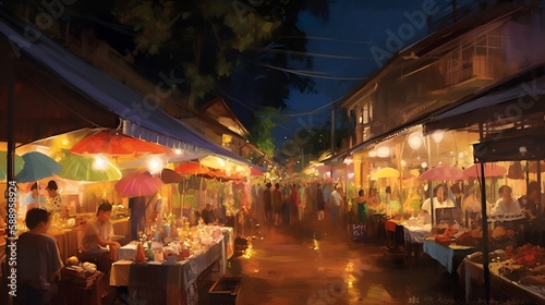 Wandering the Stalls of the Chiang Mai Night Market photo