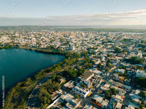 aerial view of city of Tampico Mexico